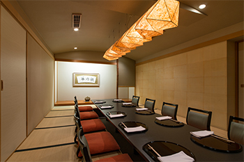 札幌の人気顔合わせ会場|なだ万雅殿|パークホテル|L